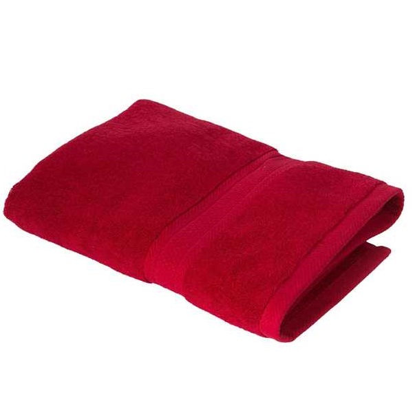 Elegance Plain Towel 70x140cm, Red - CH01057-RED