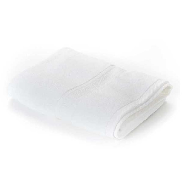 Elegance Plain Towel 70x140cm, White - CH01057-WHT