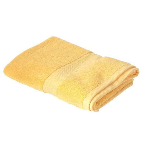 Elegance Plain Towel 70x140cm, Yellow - CH01057-YEL