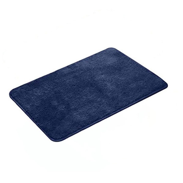 Fashion Plain Bath Mat, Blue - CH06101-BLU