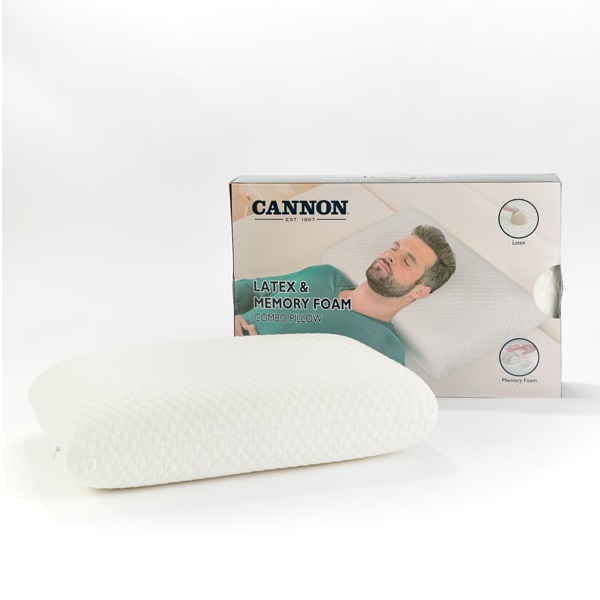 Cannon Latex & Memory Foam Combo Pillow - CH07215