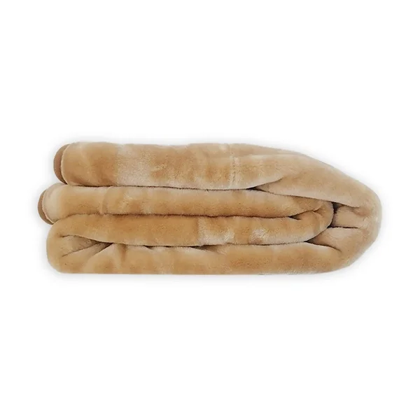 Cannon Plain Embossed Baby Blanket 110x140, Light Beige - CH08081-LBG