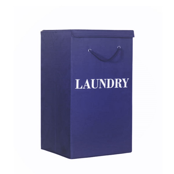 Fashion Printed Laundry Hamper, Blue - CH09358-BLU