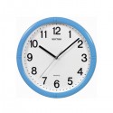 Rhythm Basic Wall Clock, Blue - CMG434NR04