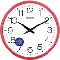 Rhythm Basic Plastic Wall Clock, Red - CMG494NR01