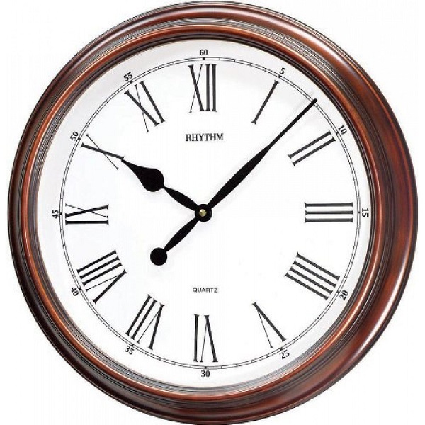 Rhythm Value Added Wall Clock, Bronze - CMG736NR35