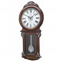 Rhythm Wooden Pendulum Wall Clock - CMJ380CR06