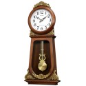 Rhythm Sound In Place Wooden Pendulum Wall Clock - CMJ589NR06