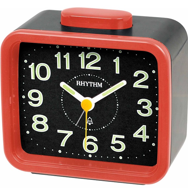 Rhythm Basic Bell Alarm Clock - CRA637WR01