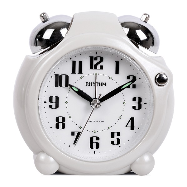 Rhythm Super Bell Alarm Clock - CRA823NR03