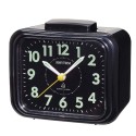 Rhythm Value Added Bell Alarm Clock, Black - CRA828NR02