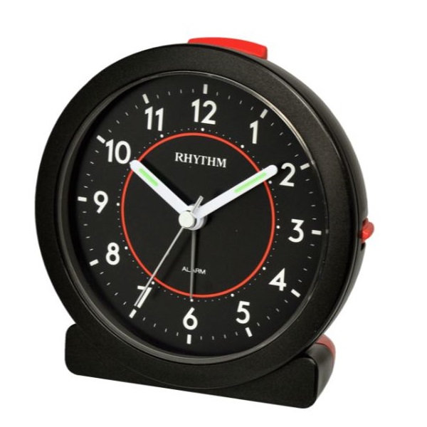 Rhythm Value Added Beep Alarm Clock, Red - CRE301NR01