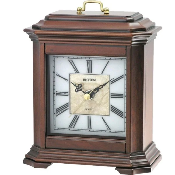 Rhythm Sea Shell Dial Table Clock - CRG114NR06