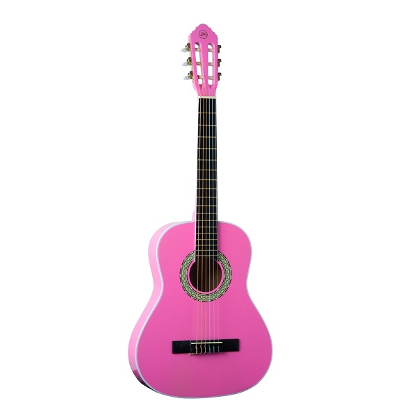 EKO 3/4 Classical Guitar, Size 36" - Pink - CS-5-PINK