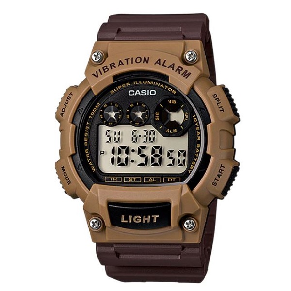 Casio Youth Digital Black Dial Men's Watch-W-735H-5AVDF