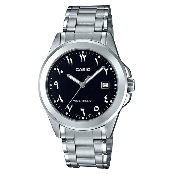 Casio Men's Analog Dial Stainless Steel Band Watch - MTP-1215A-1B3DF