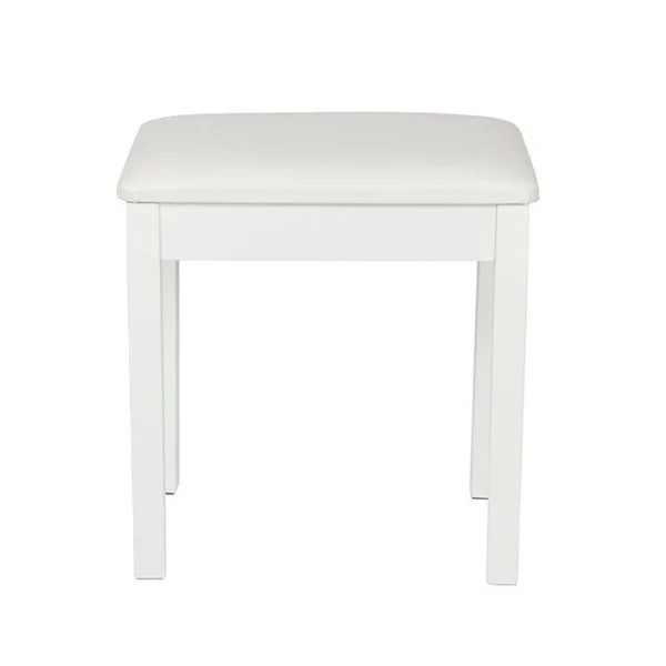 Hebikuo Piano Bench, White - D-80H WHITE