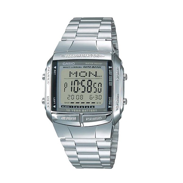 Casio Vintage Series Digital Stainless Steel Watch for Unisex - DB-360-1ADF