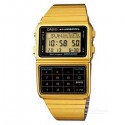 Casio Databank Calculator Watch - Gold/Black - DBC-611G-1DF