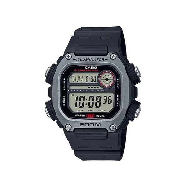 Casio Youth Series Digital Black Dial Men's Watch - DW-291H-1AVDF