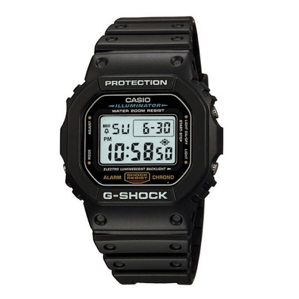 Casio G-Shock Black Band Digital Men's Watch - DW-5600E-1VDF