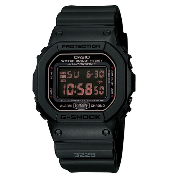 Casio G-Shock Standard Digital Men's Watch, Black - DW-5600MS-1DR