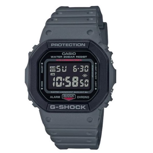 Casio G-Shock Digital Dial Men's Watch, Grey - DW-5610SU-8DR