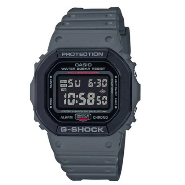 Casio G-Shock Digital Dial Men's Watch, Grey - DW-5610SU-8DR