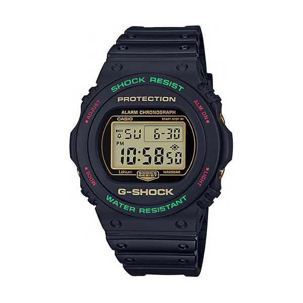 Casio G-Shock Black Resin Digital Sports Men's Watch - DW-5700TH-1DR