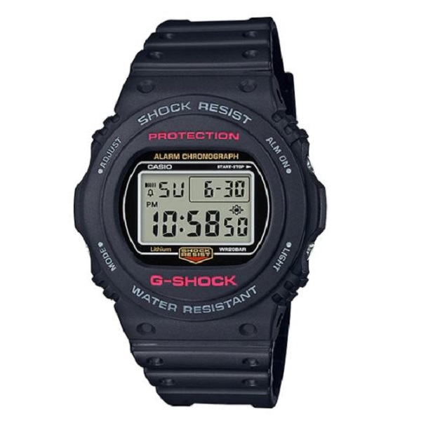 Casio G-Shock Black Dial Digital Unisex Watch - DW-5750E-1DR