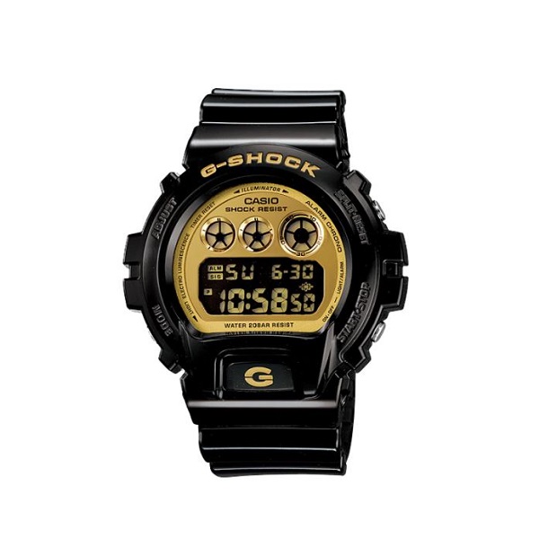 Casio G-Shock Resin Band Digital Unisex Watch, Black - DW-6900CB-1DS