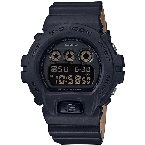 Casio G-Shock Black & Brown Digital Unisex Watch - DW-6900LU-1DR