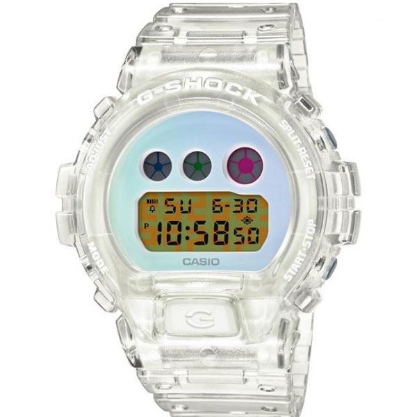 Casio G-Shock Digital Silver Dial Men's Watch - DW-6900SP-7DR