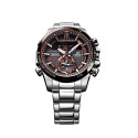 Casio Edifice Stainless Steel Band Analog-Digital Watch for Men - ECB-800DB-1ADR
