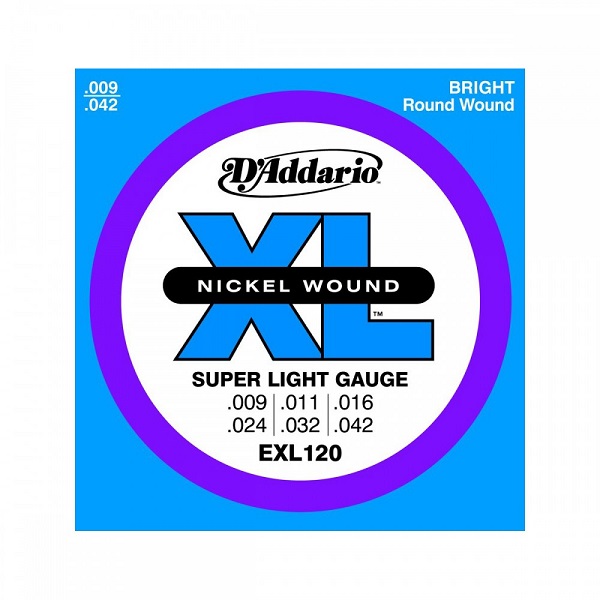 D'ADDARIO Nickel Wound Electric Guitar String - EXL120