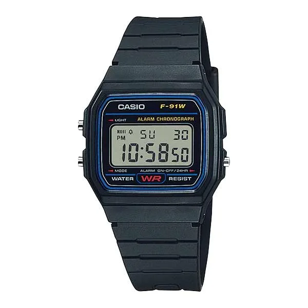 CASIO Youth Digital Watch - F-91W-1DG