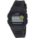 Casio Men's Core F94WA-8DG Black Resin Quartz Watch with Digital Dial