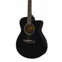YAMAHA Acoustic Guitar, Black - FS100C BLK