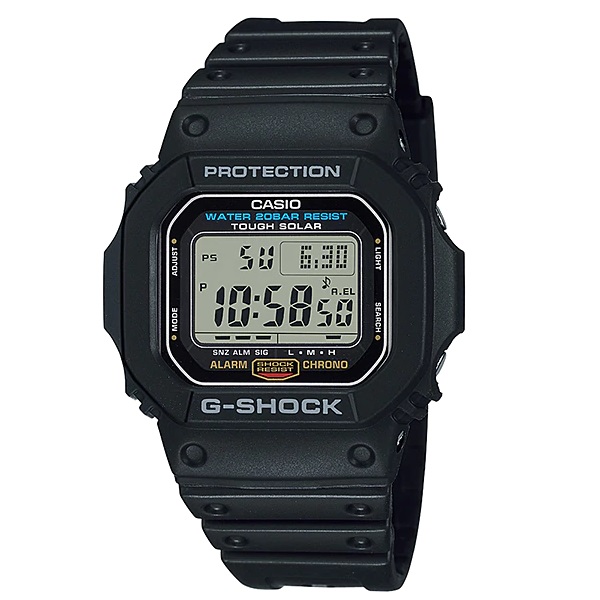 Casio G-Shock Grey Dial Digital Unisex Watch - G-5600E-1DR