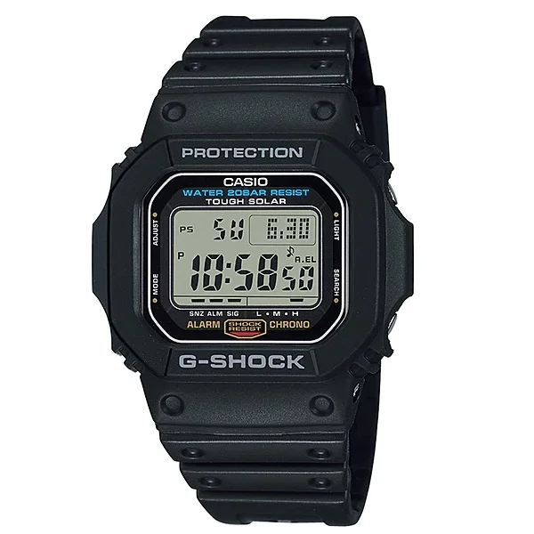Casio G-Shock Grey Dial Digital Unisex Watch - G-5600E-1DR