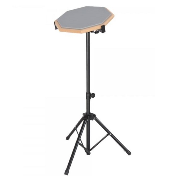 HEBIKUO High Quality Practice Drum Pad Without Stand, Grey - G-60-12-GREY
