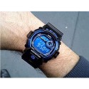 Casio G-Shock Men's Blue Digital Dial Silicone Band Watch - G-8900A-1DR