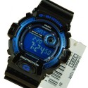 Casio G-Shock Men's Blue Digital Dial Silicone Band Watch - G-8900A-1DR