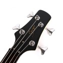 Smiger 4 Strings Electric Bass Guitar, Black - G-B3-4-BK