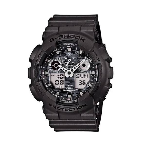 Casio G-Shock Analog-Digital Black Band Men's Watch - GA-100CF-8ADR