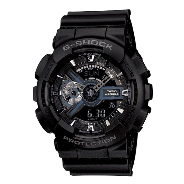 Casio G-Shock Analog-Digital Black Dial Men's Watch - GA-110-1BDR