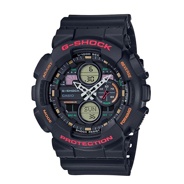Casio G-Shock Ana-Digital Black Bend Sport Watch for Men - GA-140-1A4DR