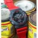 Casio G-Shock Ana-Digital Red Bend Sport Watch for Men - GA-140-4ADR