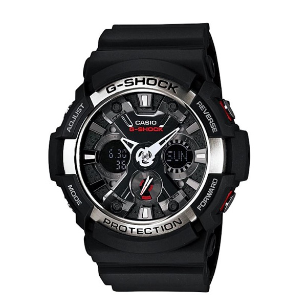 Casio G-Shock Analog-Digital Black Band Men's Watch - GA-200-1ADR