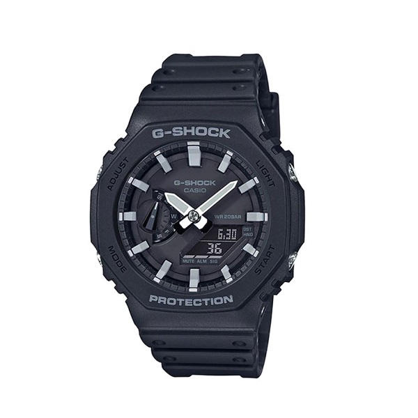 CASIO G-Shock Analog-Digital Men's Watch, Black - GA-2100-1ADR